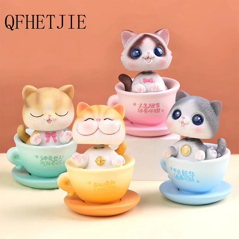 QFHETJIE New Teacup Cat Car Ornaments Cartoon Animal Car Center Console Accessories Auto Interior Decoration for Sale
QFHETJIE New Teacup Cat Car Ornaments Cartoon Animal Car Center Console Accessories Auto Interior Decoration for Sale
