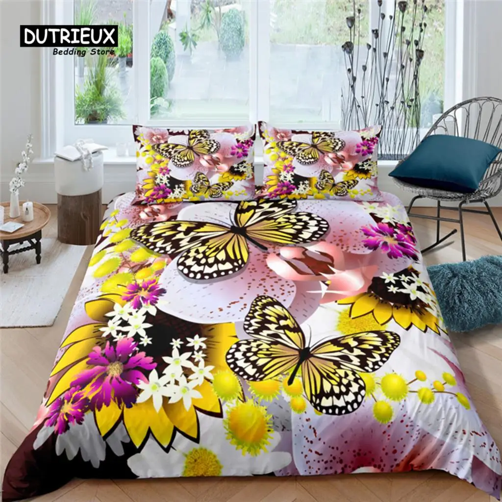 Home Living Luxury 3D Butterfly Bedding Set Comfortable Duvet Cover Set Kids Bedding Set Queen and King EU/US/AU/UK Size
Home Living Luxury 3D Butterfly Bedding Set Comfortable Duvet Cover Set Kids Bedding Set Queen and King EU/US/AU/UK Size