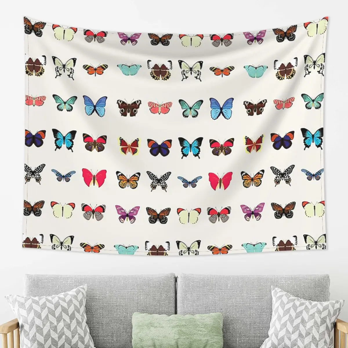 

Butterflies Tapestry Decoration Art Aesthetic Tapestries for Living Room Bedroom Decor Home Hippie Wall Cloth Wall Hanging