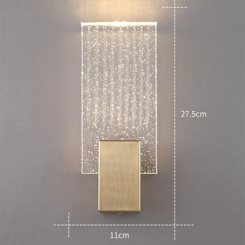 Modern Crystal Wall Lamp Simple Creative Wall Light Copper LED Sconce Light For Living Room Bedroom Stair Cloakroom Balcony
Modern Crystal Wall Lamp Simple Creative Wall Light Copper LED Sconce Light For Living Room Bedroom Stair Cloakroom Balcony