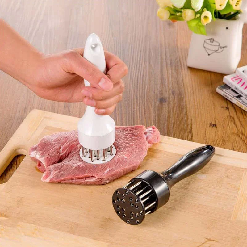 Kitchen Stainless Steel Gadget Meat Tenderizer Needle Steak Pork Chops Loose Household Meat Hammer Food Cooking ablandador de
Kitchen Stainless Steel Gadget Meat Tenderizer Needle Steak Pork Chops Loose Household Meat Hammer Food Cooking ablandador de
