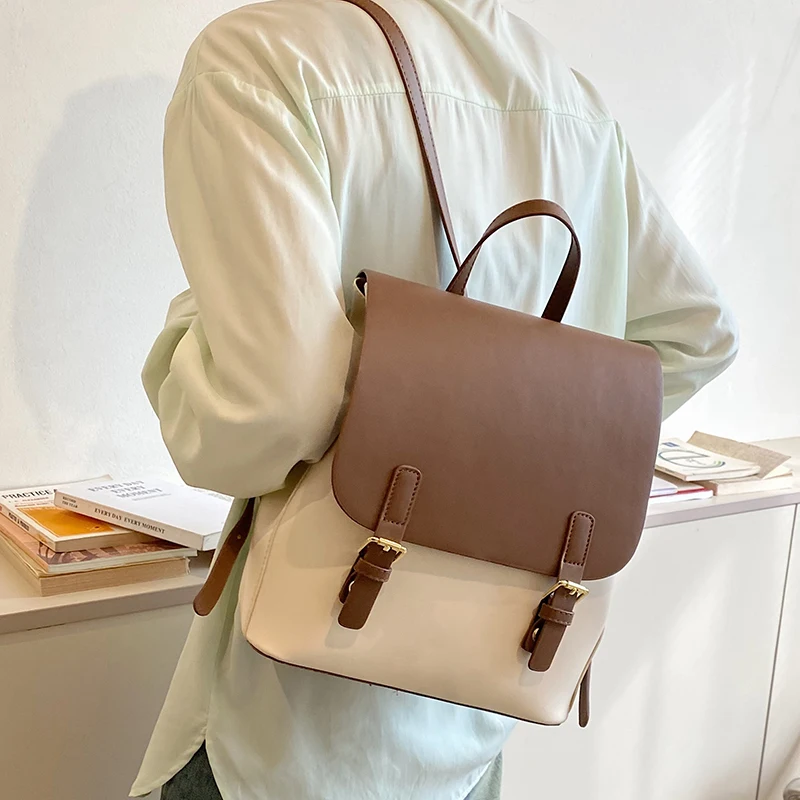 High Quality Women Pu Leather New Backpack Fashion Ladies Small Shoulder Travel Bag Casual Female Laptop Bags for Teenager Girls
High Quality Women Pu Leather New Backpack Fashion Ladies Small Shoulder Travel Bag Casual Female Laptop Bags for Teenager Girls