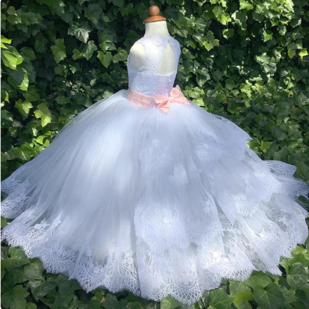 Flower Girls Dresses Party Communion Lace Beaded Puffy Ball Gown Prom Pageant For Girl Fantastic Children's Gift Baptism
Flower Girls Dresses Party Communion Lace Beaded Puffy Ball Gown Prom Pageant For Girl Fantastic Children's Gift Baptism
