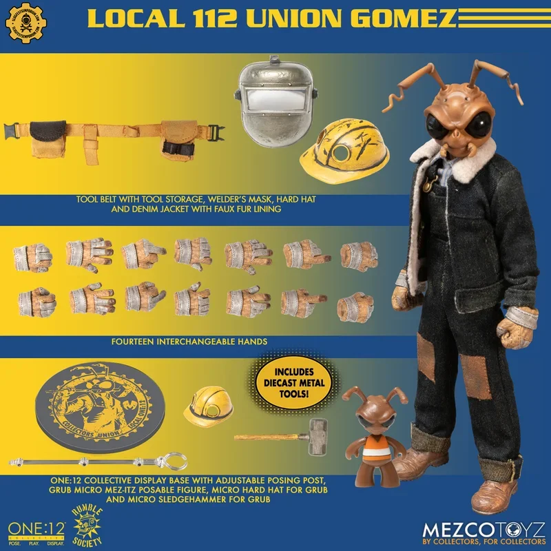 Оригинальная Коллекционная Фигурка Mezco One:12, коллекционная местная коллекция 112 года, Юнион Гомез, ограниченный выпуск, модель экшн-фигурки, игрушки
Оригинальная Коллекционная Фигурка Mezco One:12, коллекционная местная коллекция 112 года, Юнион Гомез, ограниченный выпуск, модель экшн-фигурки, игрушки