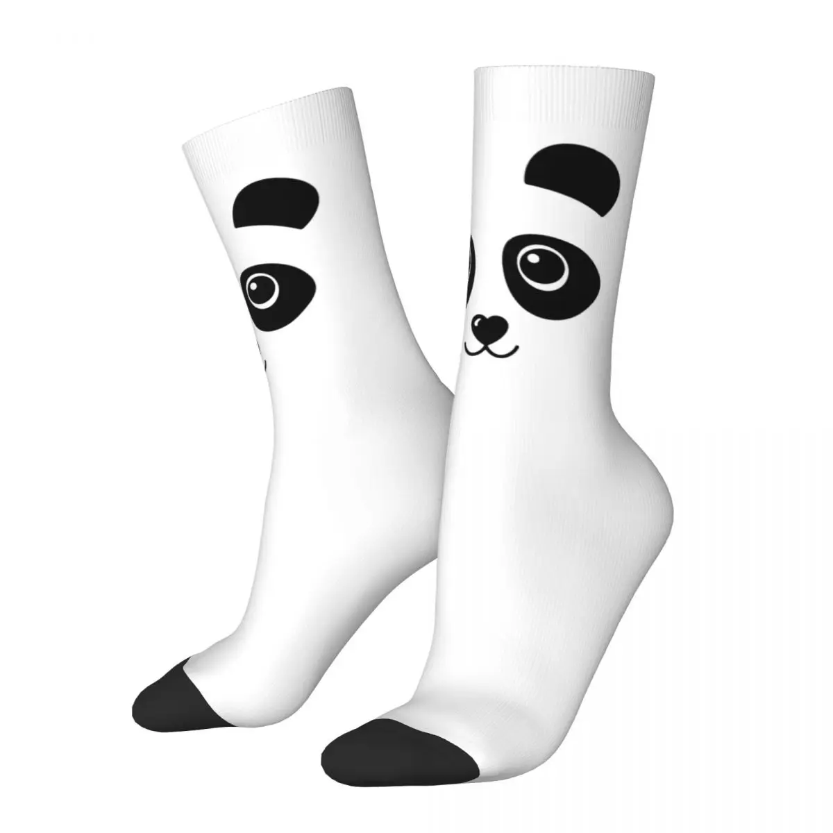 

Panda Bear Face - Cute pandas Unisex Winter Socks Hip Hop Happy Socks Street Style Crazy Sock