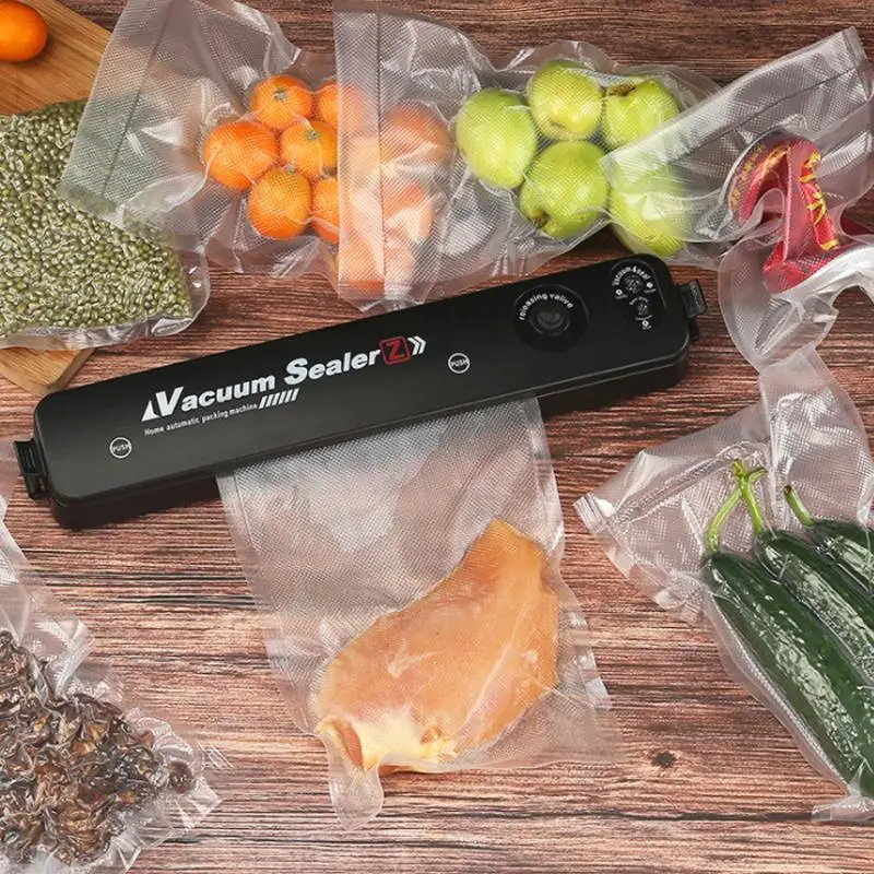 Vacuum Sealer Machine Household Food Packaging Machine Film Sealer Vacuum Packer With Free 10pcs Food Vacuum Bags Kichen Tools
Vacuum Sealer Machine Household Food Packaging Machine Film Sealer Vacuum Packer With Free 10pcs Food Vacuum Bags Kichen Tools