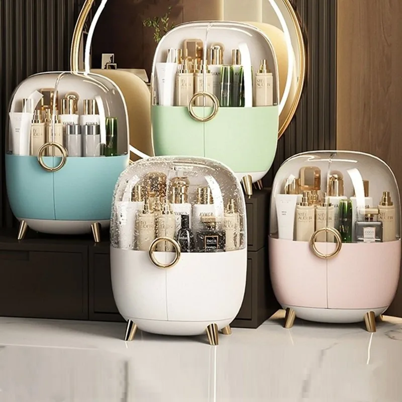 Luxury Desktop Cosmetics Storage Box Waterproof Dustproof Makeup Organizer Bathroom Lipstick Skincare Sundries Storage Box
Luxury Desktop Cosmetics Storage Box Waterproof Dustproof Makeup Organizer Bathroom Lipstick Skincare Sundries Storage Box