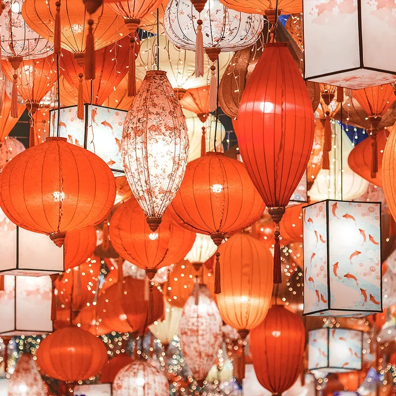 12/14inch Retro Chinese Lantern Traditional Japanese Silk Lantern Balcony Outdoor Party Spring Festival New Year Hanging Lantern
12/14inch Retro Chinese Lantern Traditional Japanese Silk Lantern Balcony Outdoor Party Spring Festival New Year Hanging Lantern