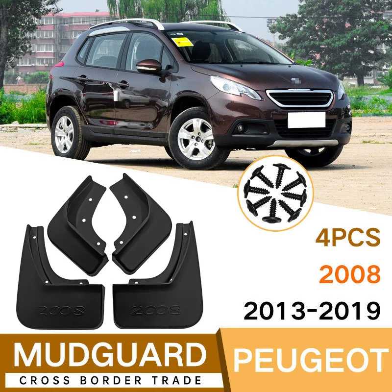 Брызговики для Peugeot 2008 2013-2019, передние и задние щитки, автомобильные аксессуары
Брызговики для Peugeot 2008 2013-2019, передние и задние щитки, автомобильные аксессуары