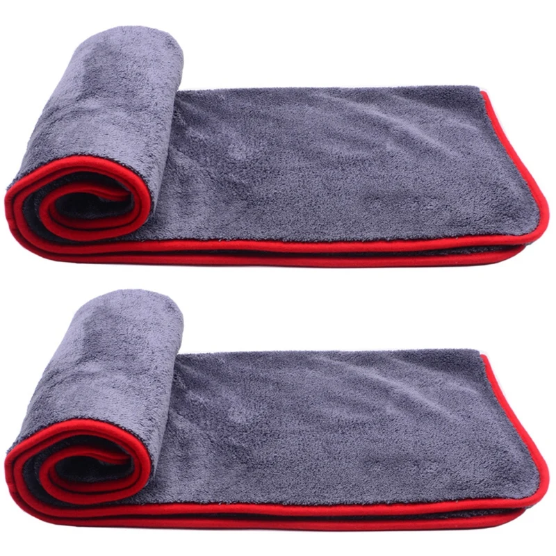 2X 1000GSM 90X60cm Large Size Thick Plush Microfiber Towel Car Wash Clean Cloths Microfibre Wax Polishing Towel
2X 1000GSM 90X60cm Large Size Thick Plush Microfiber Towel Car Wash Clean Cloths Microfibre Wax Polishing Towel