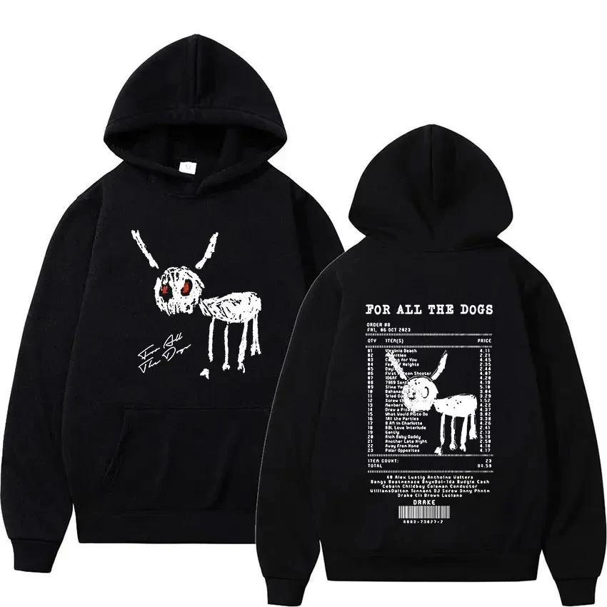 New Rapper Drake for All The Dogs Hoodies Letter Print Men Woman Hip Hop Y2K Hoodie Hooded Sweatshirts Pullovers Unisex Clothing
New Rapper Drake for All The Dogs Hoodies Letter Print Men Woman Hip Hop Y2K Hoodie Hooded Sweatshirts Pullovers Unisex Clothing