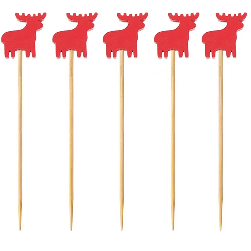 Free Shipping - 100 Pieces x Home Party Wedding Supplies Disposable 120mm Disposable Cocktail Reindeer Bamboo Pick Fruit Skewers
Free Shipping - 100 Pieces x Home Party Wedding Supplies Disposable 120mm Disposable Cocktail Reindeer Bamboo Pick Fruit Skewers