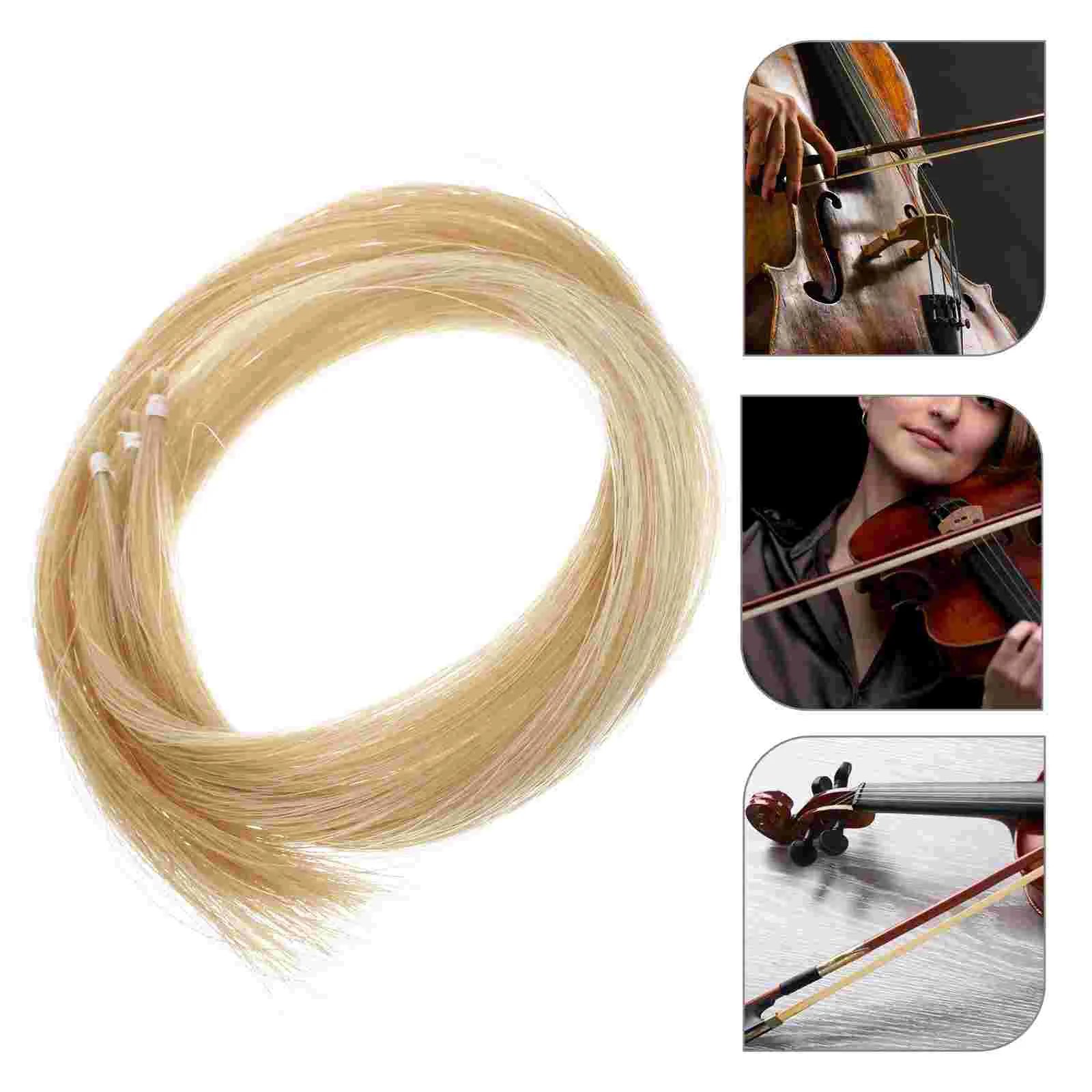 3 Hanks Bow Horse Tail Hair Mongolian Musical Instruments for Violin Replacement Cello Accessories
3 Hanks Bow Horse Tail Hair Mongolian Musical Instruments for Violin Replacement Cello Accessories
