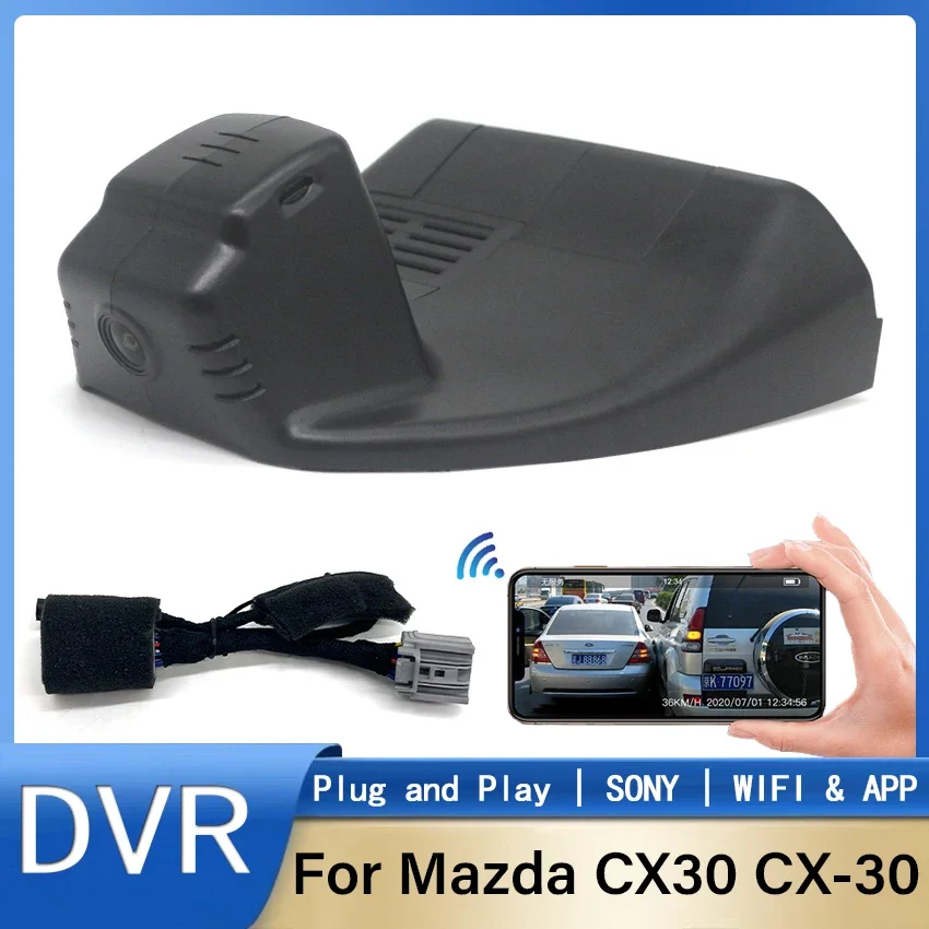 Plug and play Hidden Wifi Car DVR Dash Cam Camera Video Recorder Original For Mazda CX30 CX-30 EV 2020 2021 2022 HD High Quality
Plug and play Hidden Wifi Car DVR Dash Cam Camera Video Recorder Original For Mazda CX30 CX-30 EV 2020 2021 2022 HD High Quality
