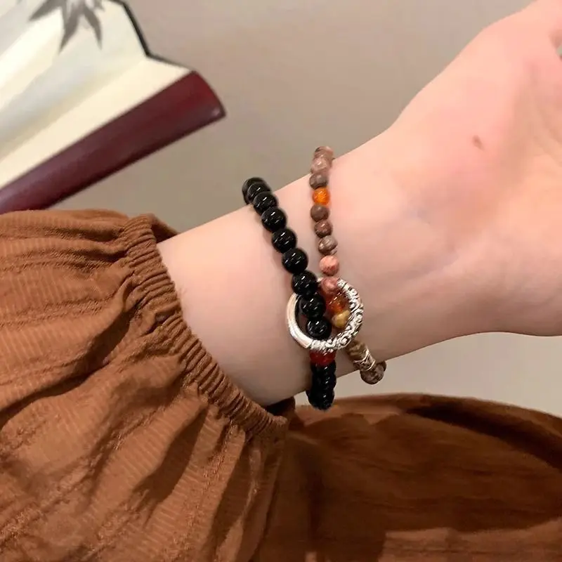 Chinese Style Ping An Lucky Double Layer Mixed Color Beaded Bracelet 2024 Entry Luxury High-grade Natural Hand String for Couple
Chinese Style Ping An Lucky Double Layer Mixed Color Beaded Bracelet 2024 Entry Luxury High-grade Natural Hand String for Couple