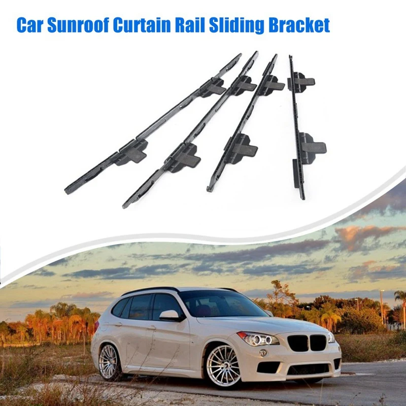 

Set Of 4 Front Sunroof Guide And Slide Rails 54 10 2993888 For BMW E84 X1 2009-2015 Sunroof Sliding Bracket