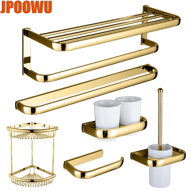 Gold Bathroom Towel Shelf Dual Layer Wall Mount WC Toilet Roll Paper Rack Bath Shower Shampoo Support Basket Makeup Dresser Sets
Gold Bathroom Towel Shelf Dual Layer Wall Mount WC Toilet Roll Paper Rack Bath Shower Shampoo Support Basket Makeup Dresser Sets
