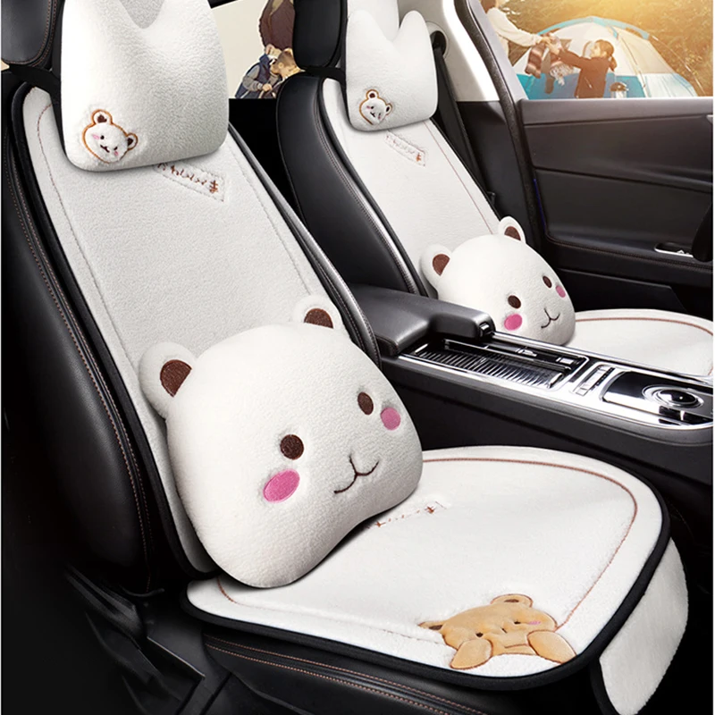 2024 Cartoon Bear Plush Car Seat Cushion Pad Soft Cute Seat Covers Auto Chair Mat Fashion Decoration Universal Four Seasons New
2024 Cartoon Bear Plush Car Seat Cushion Pad Soft Cute Seat Covers Auto Chair Mat Fashion Decoration Universal Four Seasons New