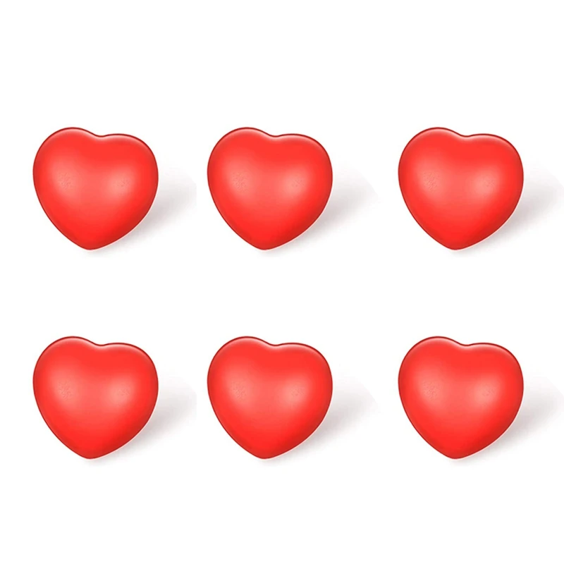 6Pcs 1.5 Inch Stress Reliever Ball Valentine's Day Heart Shapeds Foam Stress Relief Ball For School Carnival Reward
6Pcs 1.5 Inch Stress Reliever Ball Valentine's Day Heart Shapeds Foam Stress Relief Ball For School Carnival Reward