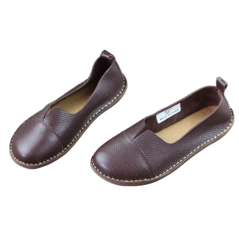 Women's Shoes Plus Size Genuine Leather Flat Shoes Casual Slip on Loafers Ladies Moccasins Mori Girl Style Driving shoes
Women's Shoes Plus Size Genuine Leather Flat Shoes Casual Slip on Loafers Ladies Moccasins Mori Girl Style Driving shoes