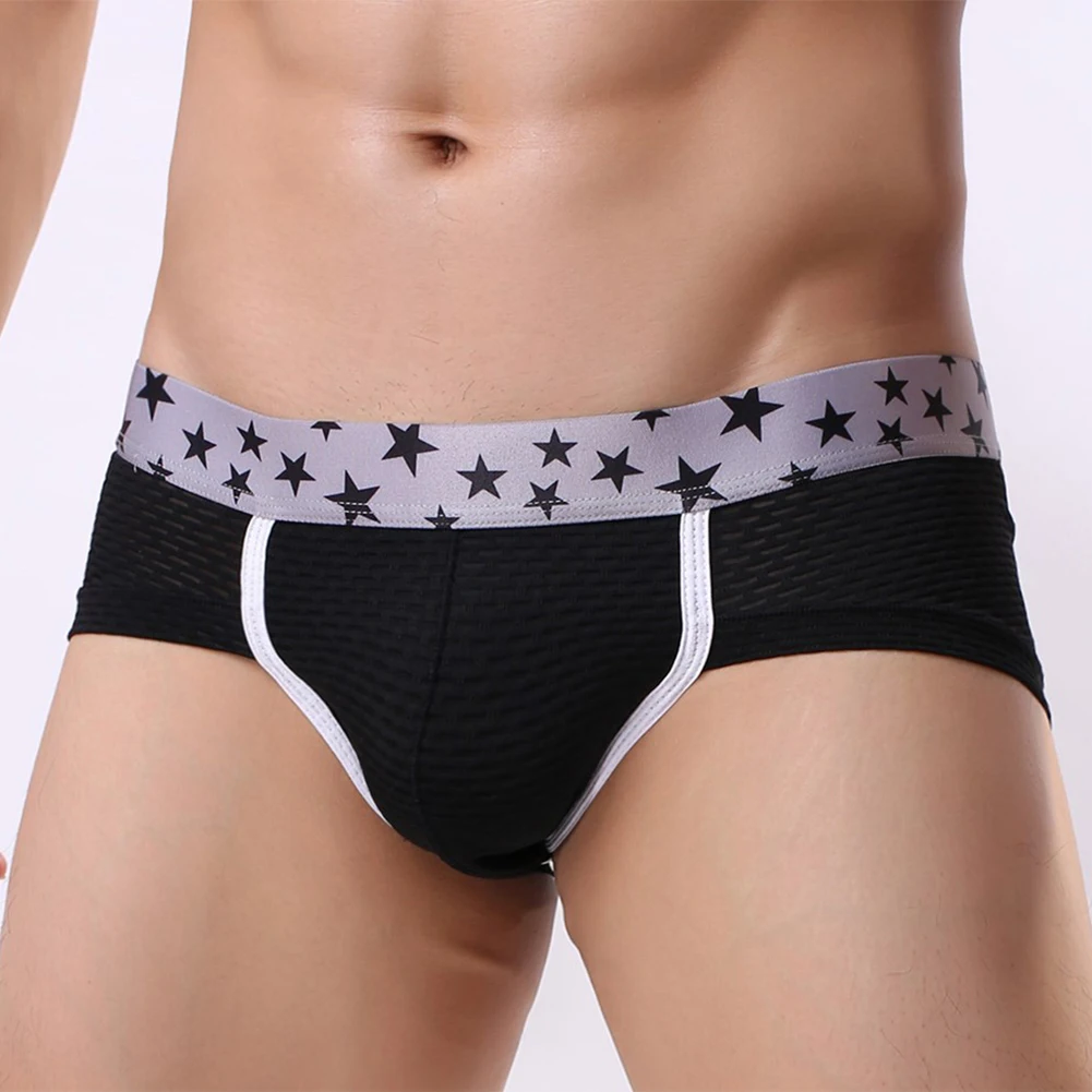 Men Briefs Sexy Mesh Low Waist Bikini Panties U Pouch Breathable Underwear Summer Underpants High Elastic Calzoncillos Hombre
Men Briefs Sexy Mesh Low Waist Bikini Panties U Pouch Breathable Underwear Summer Underpants High Elastic Calzoncillos Hombre