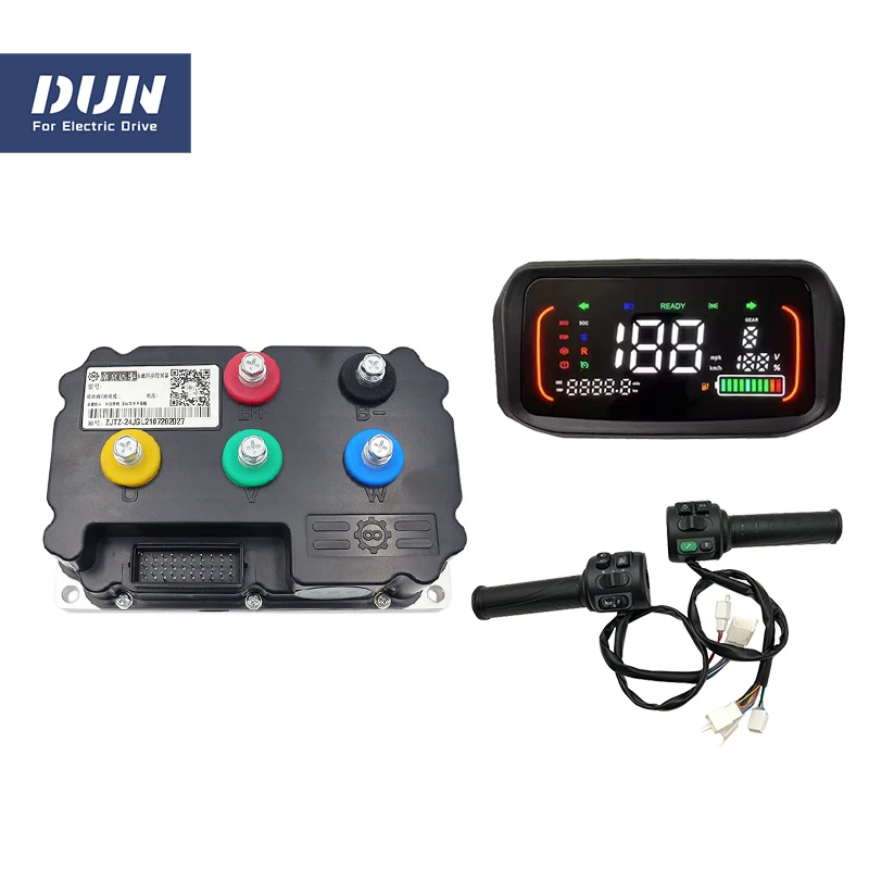 3000W 190A Fardriver ND72360 Motor Controller FOC BLDC with N7 Display and T08 Throttle For E-BIke Moped Electric Motorcycle
3000W 190A Fardriver ND72360 Motor Controller FOC BLDC with N7 Display and T08 Throttle For E-BIke Moped Electric Motorcycle
