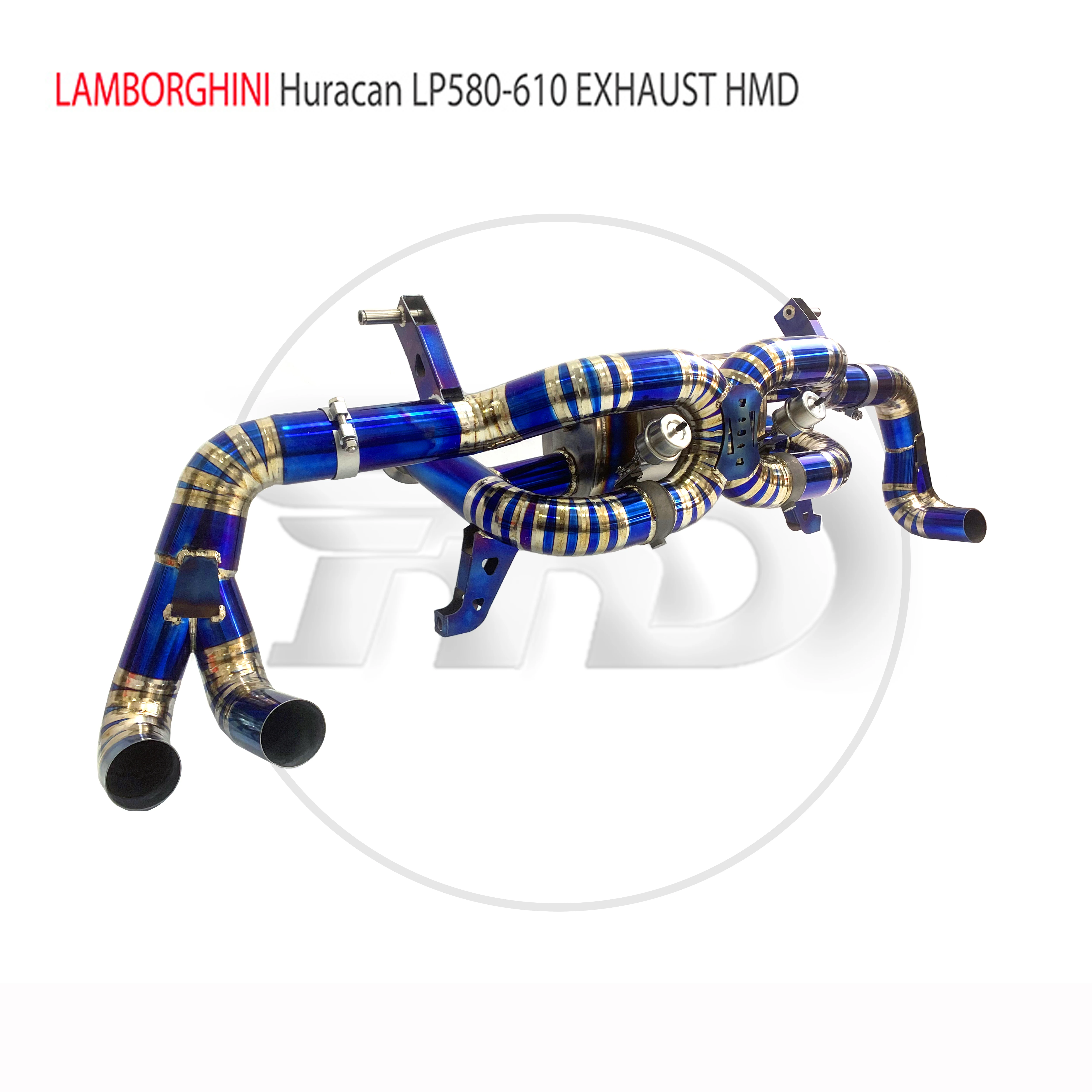 

HMD Titanium Alloy Exhaust Manifold Downpipe is Suitable For Lamborghini Huracan LP580-LP610 Muffler With Valve For Cars