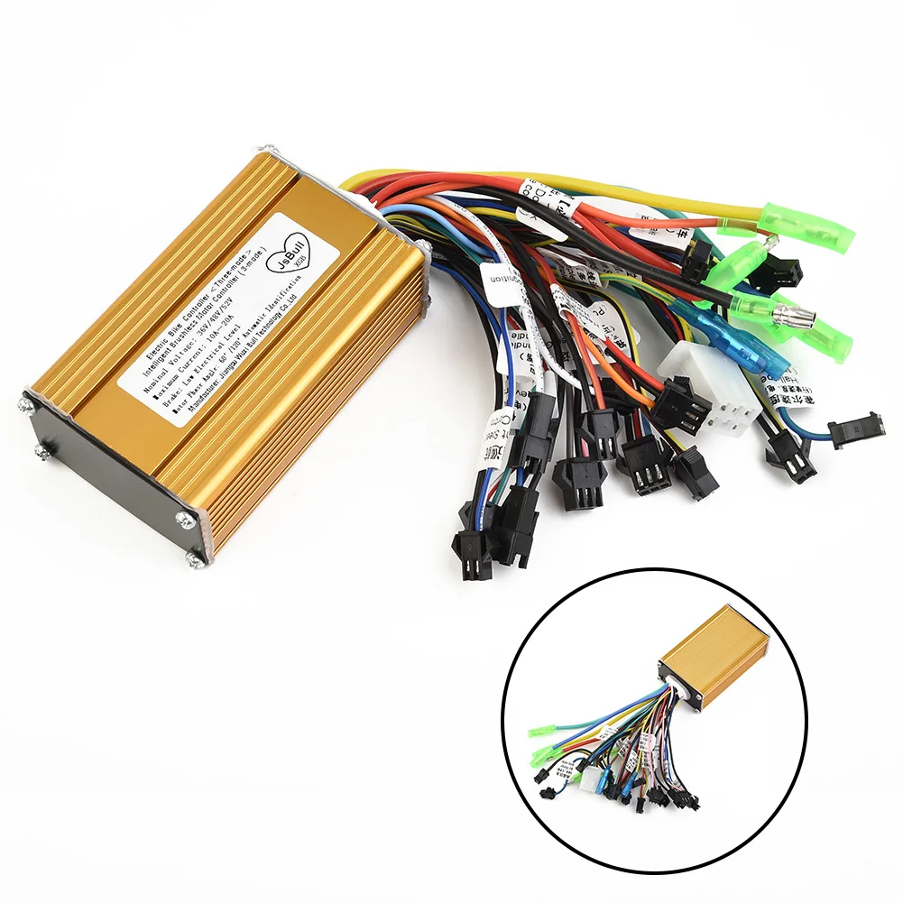 Sine Wave Brushless Controller 36/48/52V 350W MOS Tubes Brushless DC Ebike Electric Bicycle Hub Motor Controller Hight Quality
Sine Wave Brushless Controller 36/48/52V 350W MOS Tubes Brushless DC Ebike Electric Bicycle Hub Motor Controller Hight Quality
