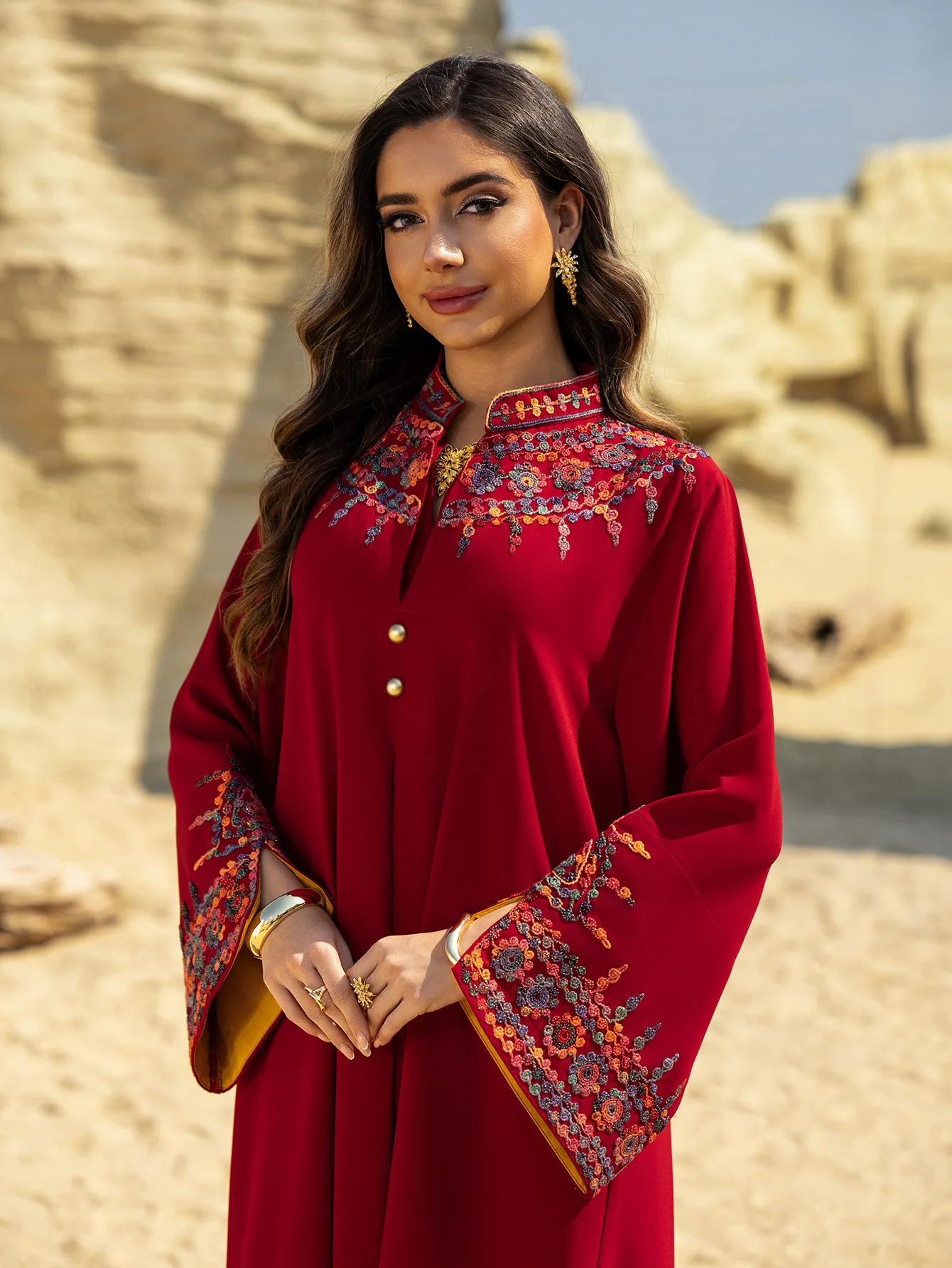 فستان إسلامي لعيد رمضان، قفطان مغربي مبهر، ملابس إسلامية تركية سعودية، جلابية للحفلات فستان إسلامي لعيد رمضان، قفطان مغربي مبهر، ملابس إسلامية تركية سعودية، جلابية للحفلات