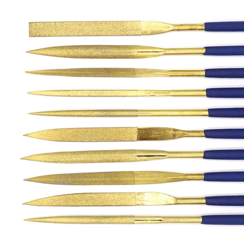 10Pcs Mini Diamond Needle File Set for Metal, Deburring,and Fine Grinding Durable and Versatile Tool Square Flat Shape
10Pcs Mini Diamond Needle File Set for Metal, Deburring,and Fine Grinding Durable and Versatile Tool Square Flat Shape