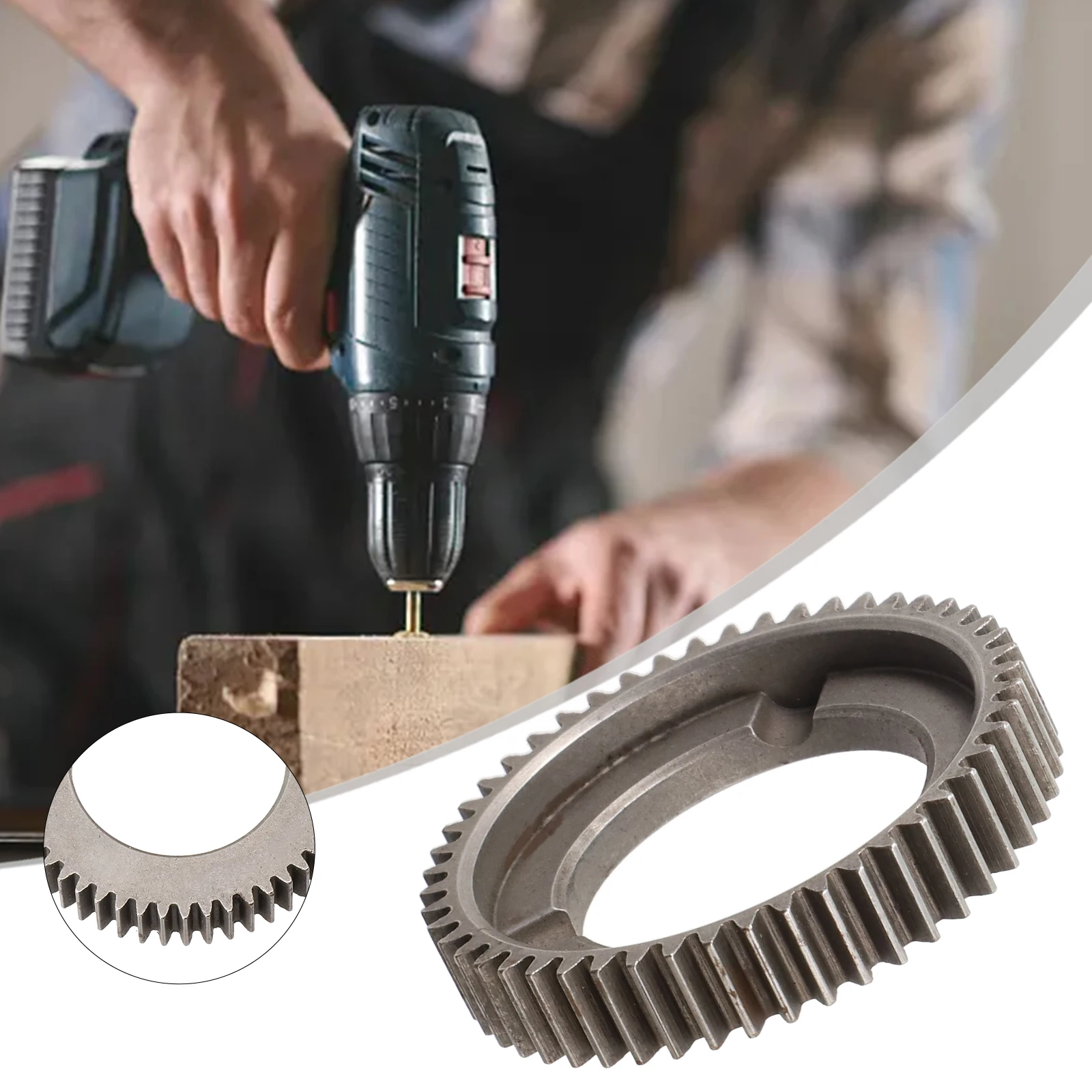 1 Pcs Gear Wheel Fit For GBH2-26 GBH2-24 Electric Hammer Gear 50 Teeth Gear Wheel Brand New High Quality.durable 
1 Pcs Gear Wheel Fit For GBH2-26 GBH2-24 Electric Hammer Gear 50 Teeth Gear Wheel Brand New High Quality.durable