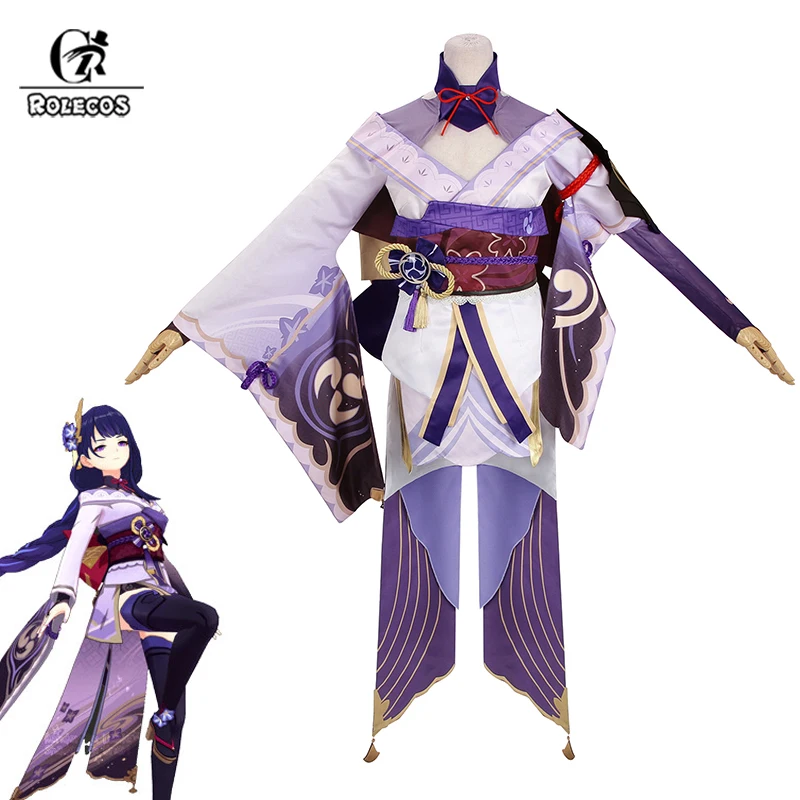 ROLECOS Genshin Impact Baal Cosplay Costume Game Raiden Shogun Halloween Cosplay Costume for Women Uniform Dress Full Set
ROLECOS Genshin Impact Baal Cosplay Costume Game Raiden Shogun Halloween Cosplay Costume for Women Uniform Dress Full Set