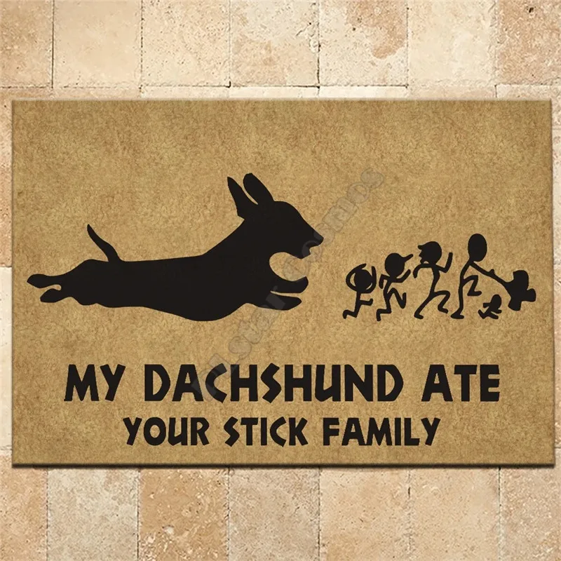 My Dachshund Ate Your Stick Family Doormat Non Slip Door Floor Mats Decor Porch Doormat
My Dachshund Ate Your Stick Family Doormat Non Slip Door Floor Mats Decor Porch Doormat