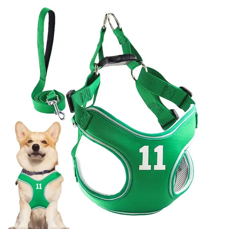 Puppy Harness Reflective Small Dog Harness With Traction Rope Easy Walk Front And Back Leashes Clips Strong Safety Handle Vest
Puppy Harness Reflective Small Dog Harness With Traction Rope Easy Walk Front And Back Leashes Clips Strong Safety Handle Vest