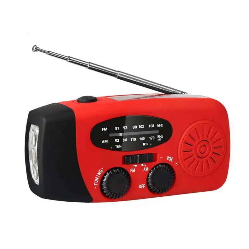 Hand Crank Radio Camping Lantern Flashlight Multi-functional Solar And Hand Crank LED Lantern Rechargeable 3 Mode Flashlight
Hand Crank Radio Camping Lantern Flashlight Multi-functional Solar And Hand Crank LED Lantern Rechargeable 3 Mode Flashlight