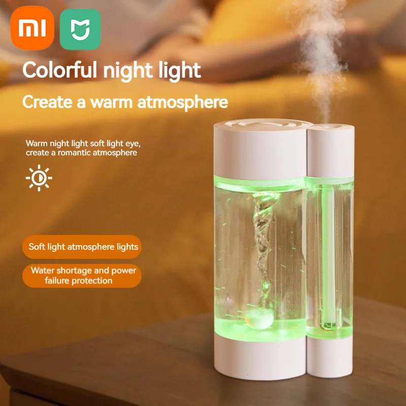 Xiaomi Mijia New Air Humidifier Water Tornado Humidifier Nano Water Mist Aroma Diffuser For Home USB Charging Colorful Light
Xiaomi Mijia New Air Humidifier Water Tornado Humidifier Nano Water Mist Aroma Diffuser For Home USB Charging Colorful Light