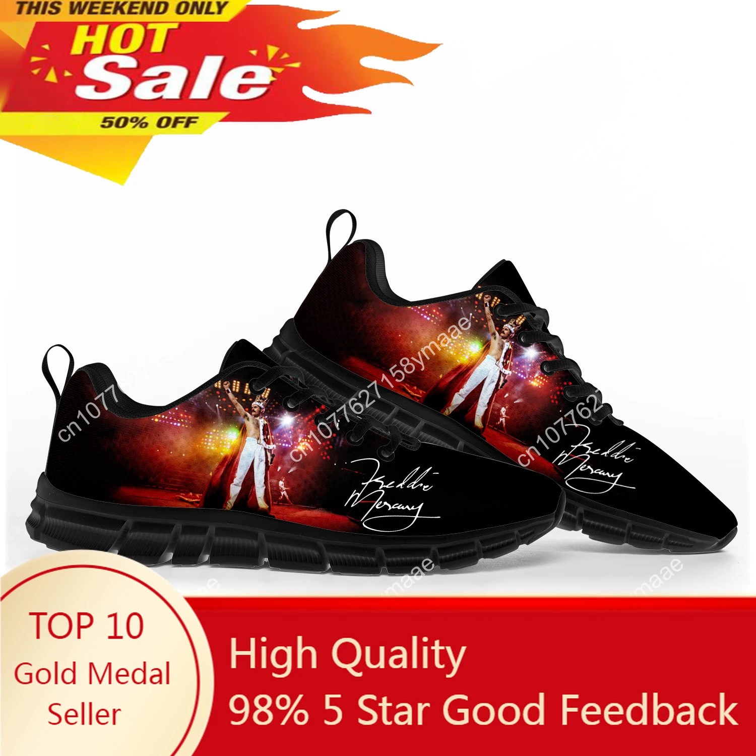 Freddie Mercury Sports Shoes Mens Womens Teenager Kids Children Sneakers High Quality Black Sneaker Customize DIY Couple Shoe
Freddie Mercury Sports Shoes Mens Womens Teenager Kids Children Sneakers High Quality Black Sneaker Customize DIY Couple Shoe