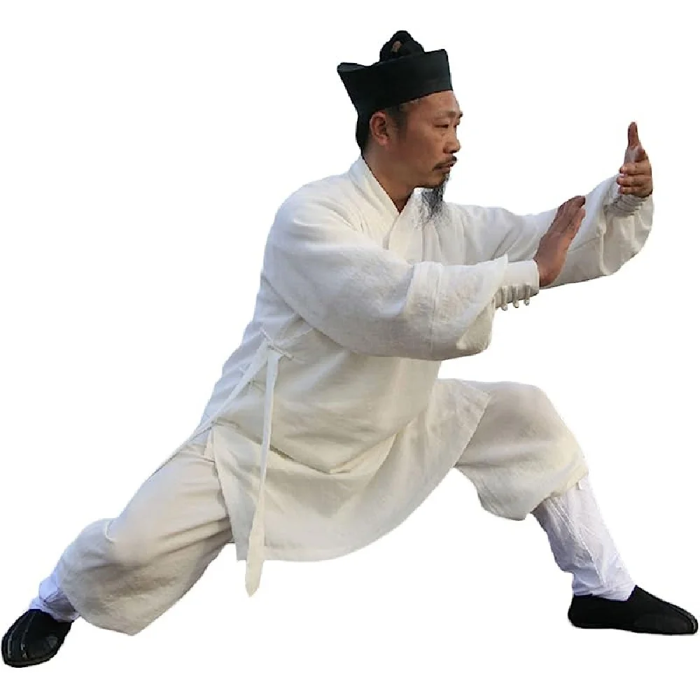 

LATERONON Tai Chi Uniform Clothing - Qi Gong Martial Arts Wing Chun Shaolin Kung Fu Training Cloths Apparel Clothing - Hemp