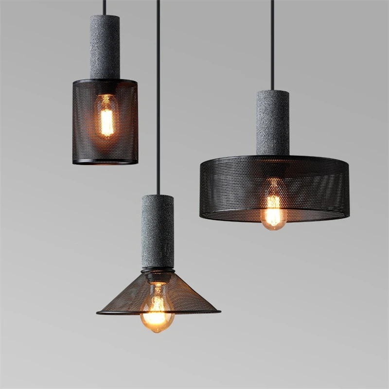 Vintage Industrial Pendant Light Indoor E27 Bulb Cement Design Iron Lampshade Hanging Lamp Restaurant Bar Kitchen Chandeliers
Vintage Industrial Pendant Light Indoor E27 Bulb Cement Design Iron Lampshade Hanging Lamp Restaurant Bar Kitchen Chandeliers