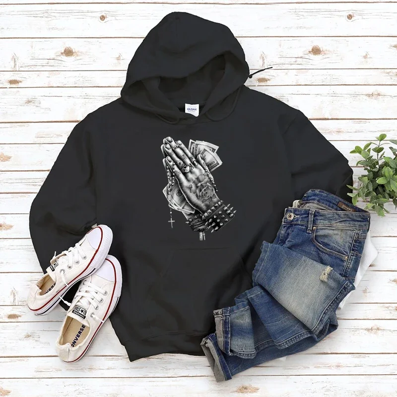 Men Prayer Gesture Print Designer Hoodie Man Luxury Hooded Sweatshirt Autumn Winter Warm Clothing for Male Streetwear Tracksuit
Men Prayer Gesture Print Designer Hoodie Man Luxury Hooded Sweatshirt Autumn Winter Warm Clothing for Male Streetwear Tracksuit