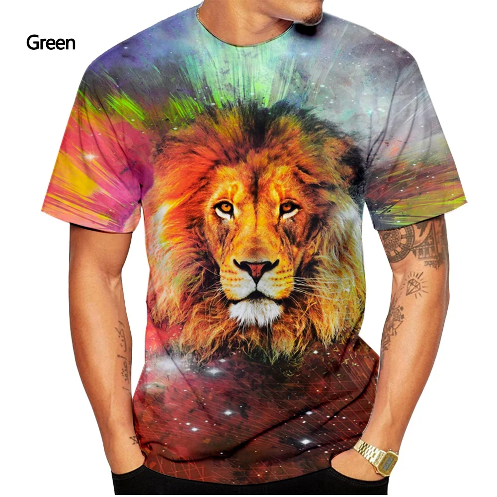 2022 New Fashion Lion Short Sleeve 3D-printed Casual T-shirt for Both Men and Women
2022 New Fashion Lion Short Sleeve 3D-printed Casual T-shirt for Both Men and Women