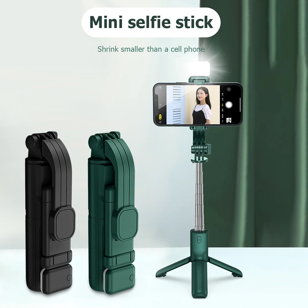 Bluetooth Wireless Selfie Stick Mobile Phone Holder Multifunctional Tripod Pole with Fill Light for IOS Android
Bluetooth Wireless Selfie Stick Mobile Phone Holder Multifunctional Tripod Pole with Fill Light for IOS Android