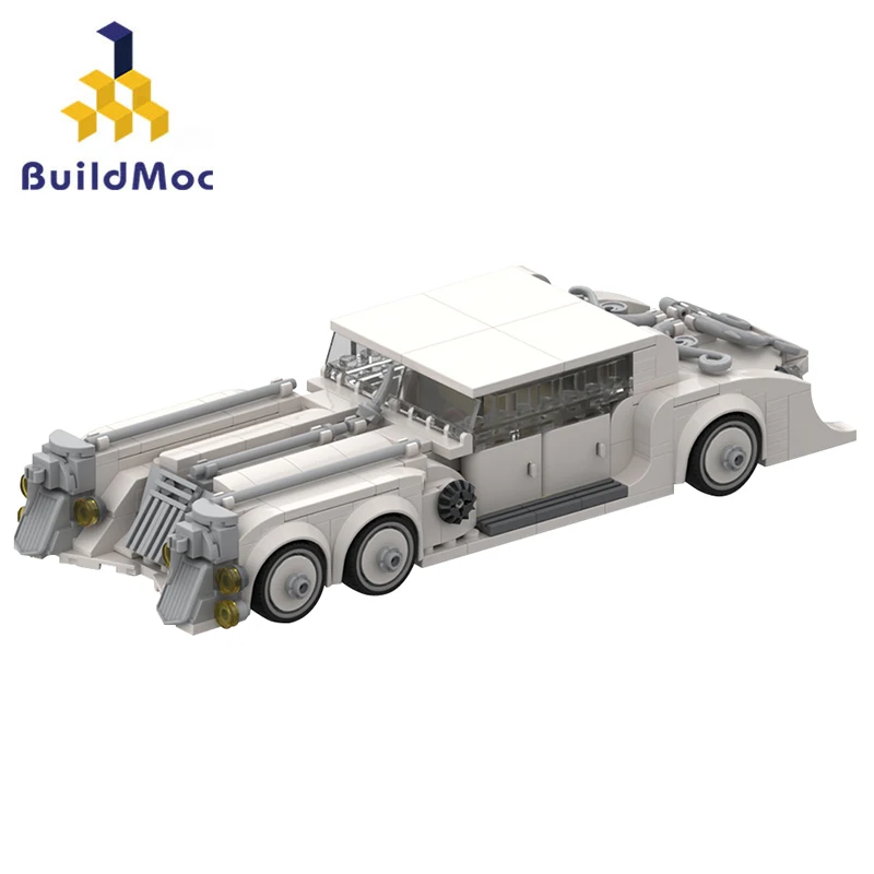 

Buildmoc, внестранные автомобили, господа, дух смайлов, технический конструктор MOC, игрушки для детей, подарки детям, 462 деталей, кирпичи