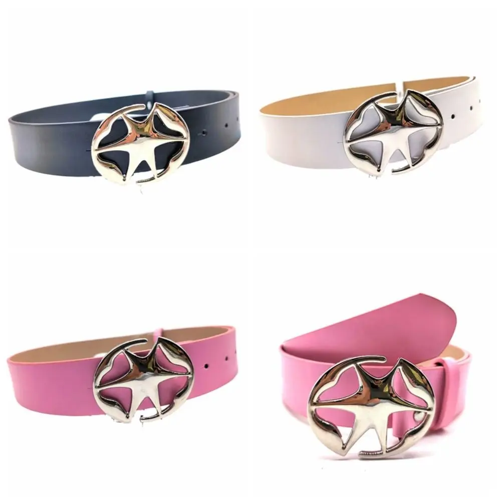Alloy Star Buckle Belts Goth Y2k Metal Star Waist Strap PU Leather Black Waistband Men
Alloy Star Buckle Belts Goth Y2k Metal Star Waist Strap PU Leather Black Waistband Men