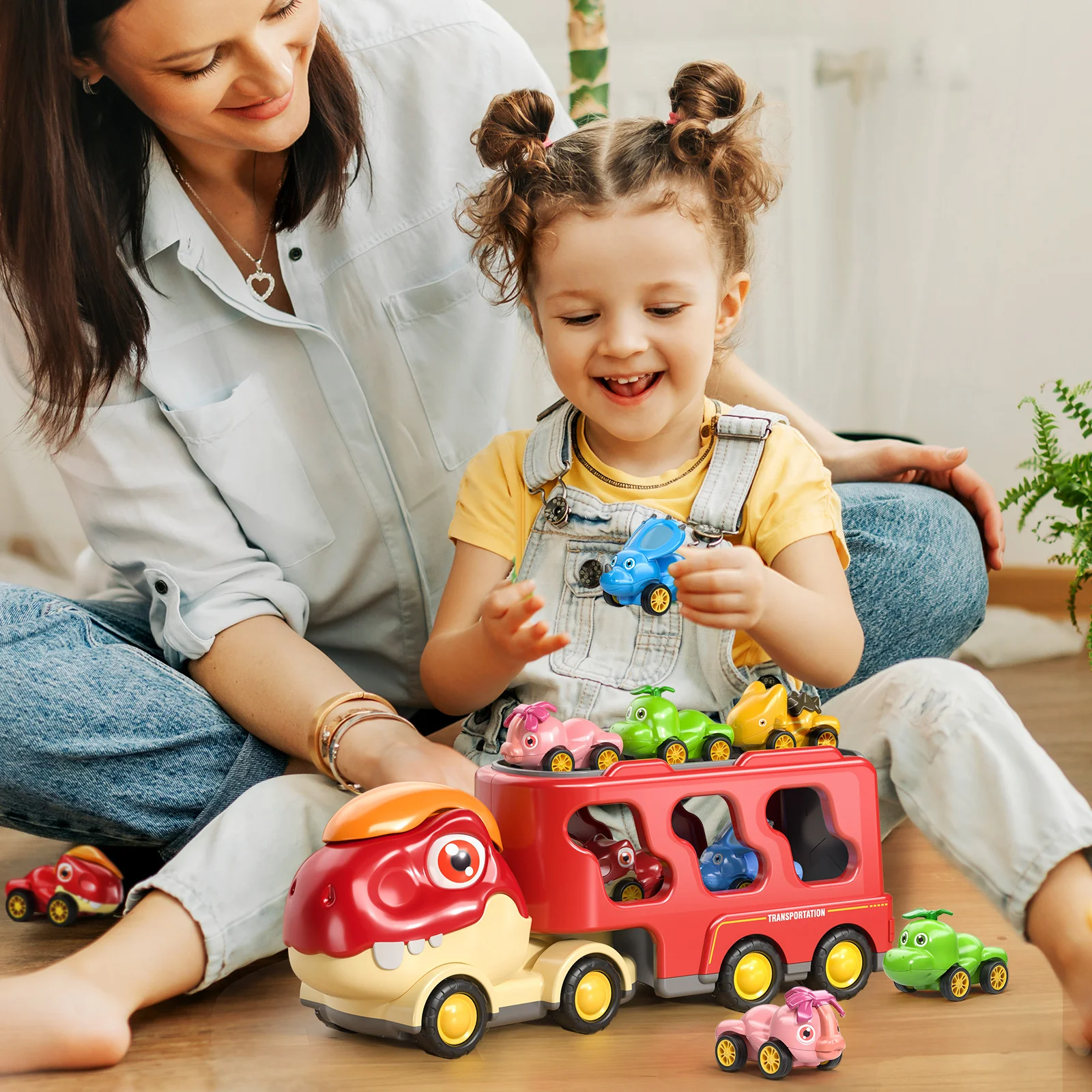 Magic Dinosaur Children's Car Toys With Lights And Music, Vehicles With 5 Dinosaur Image Cars, Toys For Boys And Girls
Magic Dinosaur Children's Car Toys With Lights And Music, Vehicles With 5 Dinosaur Image Cars, Toys For Boys And Girls