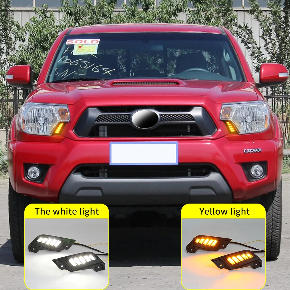2PCS LED Daytime Running Light For Toyota Tacoma 2011-2015 Car 12V LED DRL Lamp Dynamic Turn Signal Waterproof
2PCS LED Daytime Running Light For Toyota Tacoma 2011-2015 Car 12V LED DRL Lamp Dynamic Turn Signal Waterproof