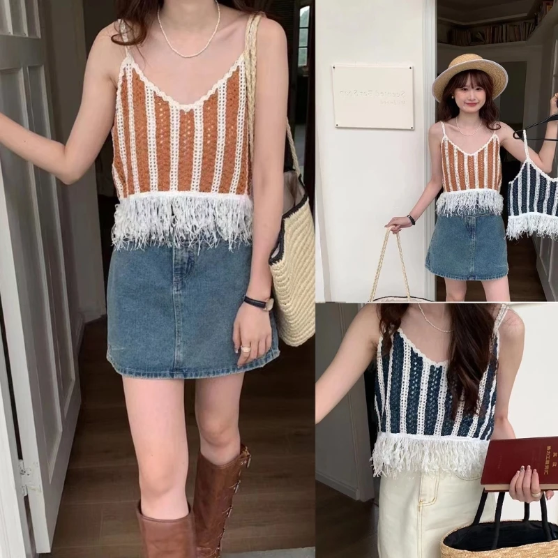 Womens Embroidery Knit Crop Tanks Top Camisole Vest Tops V-neck Crochet Knit Camisole Dropship
Womens Embroidery Knit Crop Tanks Top Camisole Vest Tops V-neck Crochet Knit Camisole Dropship