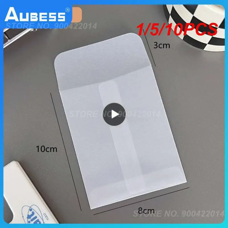 

1/5/10PCS Protective Bag Approximately 2.2g Durable And Environmentally Friendly Translucent Storage Bag Card Case Storage