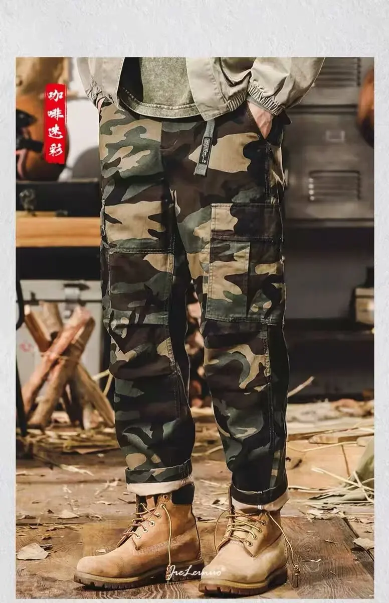 American Military Camouflage Tactical Cargo Pants Men Clothing Outdoor Streetwear Joggers Harajuku Vintage Casual Trousers Male
American Military Camouflage Tactical Cargo Pants Men Clothing Outdoor Streetwear Joggers Harajuku Vintage Casual Trousers Male