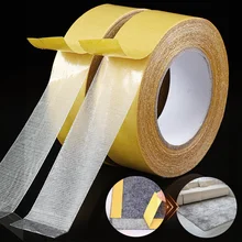 5/10M Double Sided Tape Strong Traceless Adhesive Translucent Mesh Base Tape Waterproof Traceless Fixation Mat Carpet Tape